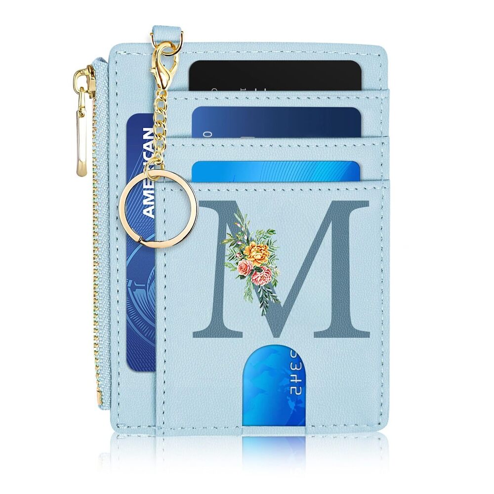 7508 Initial RFID Credit Card Holder Teen Girl Gifts Trendy Stuff Birthday